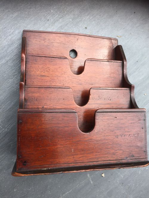 A Small Antique Stationery Rack