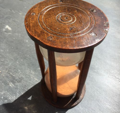 A Late 18th Century/ Early 19th Century Glass Sand Timer
