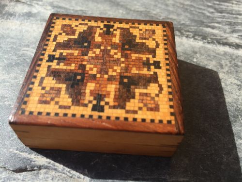 A Tunbridge Ware  Mosaic Puzzle Box