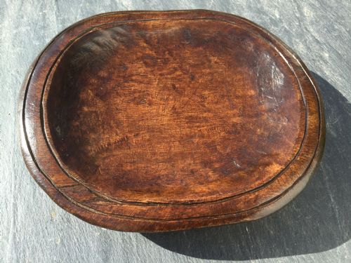 An Antique 19th Century Dug Out Bowl