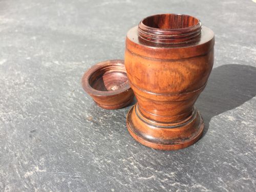 A 19th Century Barrel Shaped "Go to Bed"