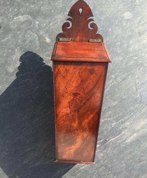 An Early 19th Century Mahogany Candle/cutlery Box