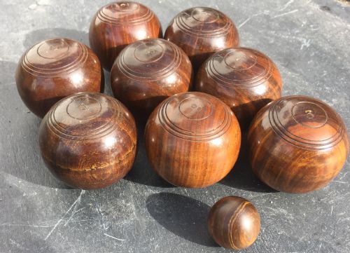 A Set of Mini Antique Carpet Bowls