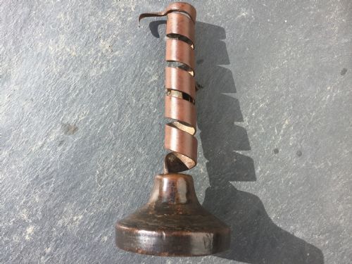 A Late 18th Century Spiral Candlestick