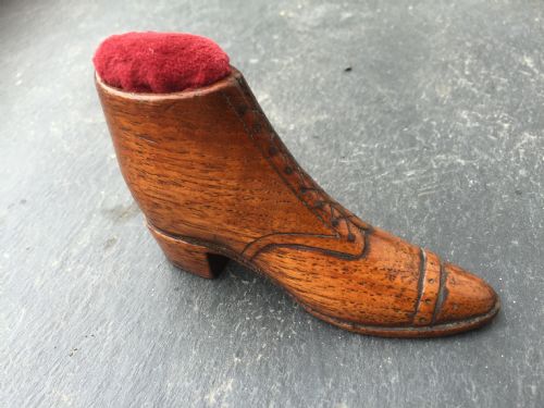 Antique Pin Cushion in the Form of a Boot