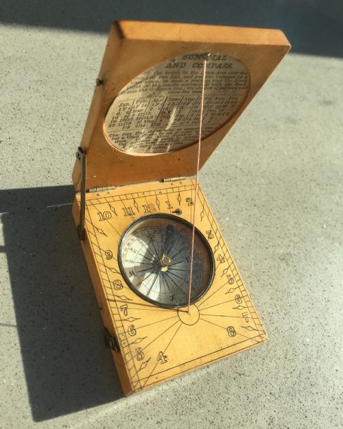 A Victorian Sundial and Compass