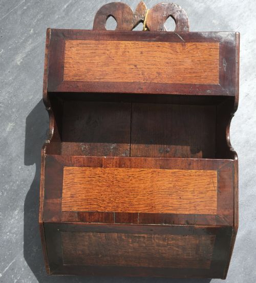 An Early 19th Century Double Wall Hanging Candle Box