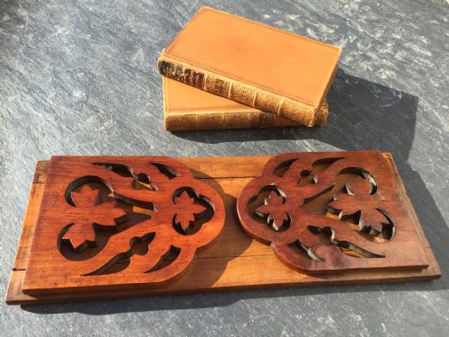 A 19th Century Walnut Book Slide
