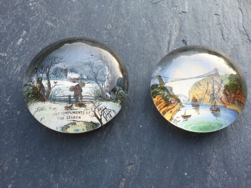 Victorian Pictorial Glass Paperweights