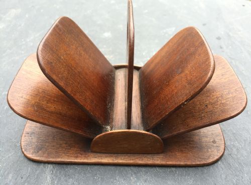 A Small 19th Century Mahogany Stationery Holder
