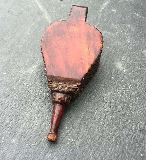 A Small Antique Snuff Box in the Form of Bellows