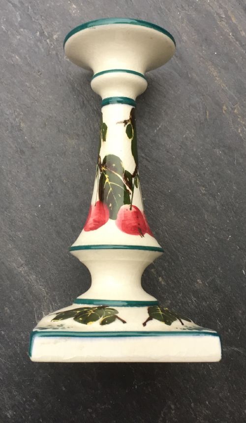 A Late 19th Century Scottish Wemyss Candlestick