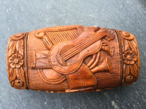 A Napoleonic Carved Snuff Box