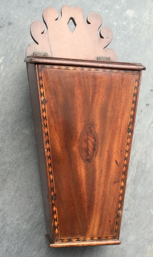 A George III Period Mahogany Candle/cutlery Box