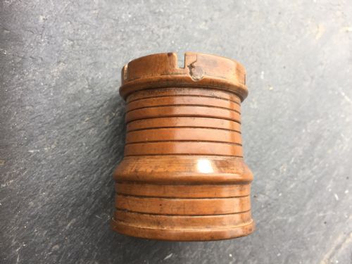 A Mini 19th Century Boxwood Caste Box