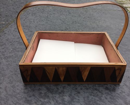 A Tunbridge Ware Basket / Tray