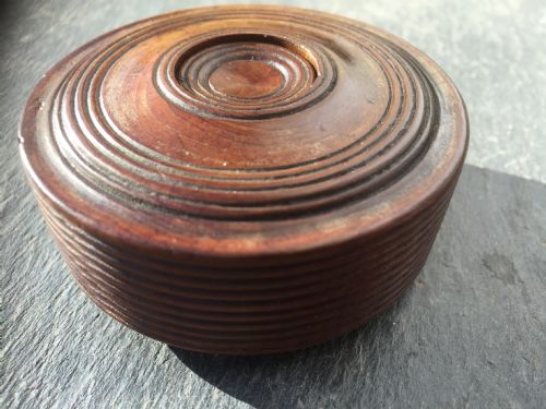 Early 19th Century Three Piece Yew Wood Snuff Box
