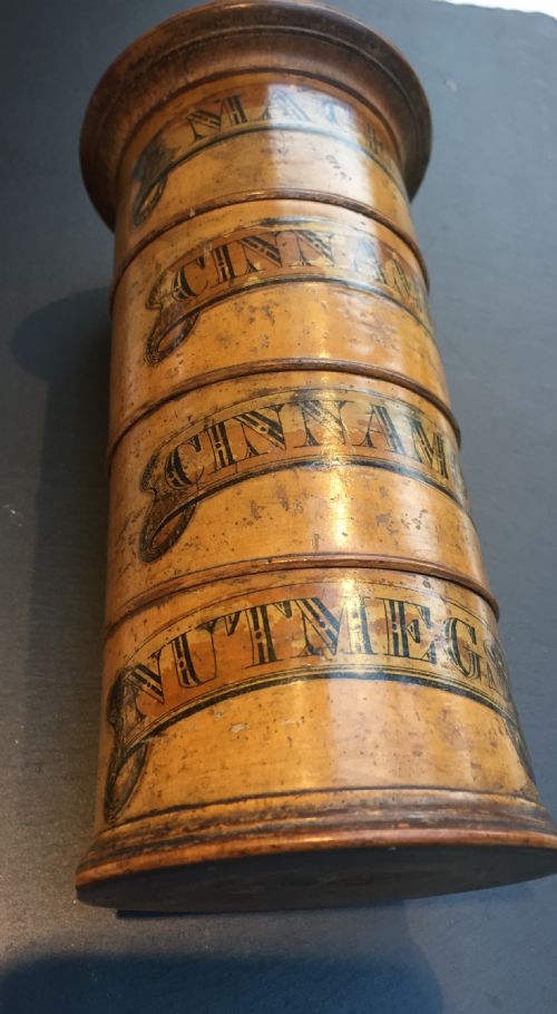 Antique Four Tier Spice Tower
