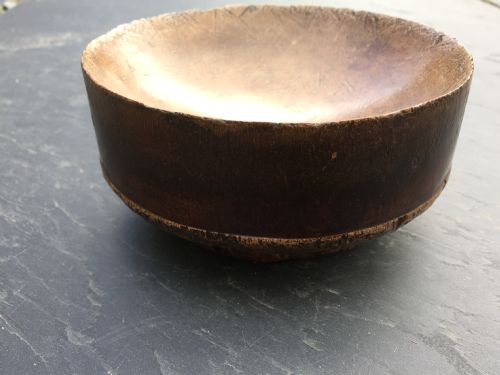 A Rare Early 18th Century Log Bowl