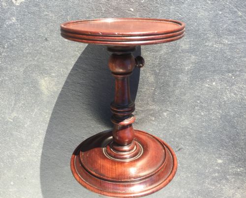A Georgian Mahogany Candle Stand