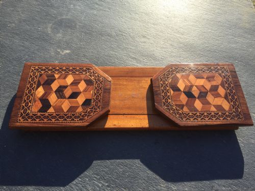 A Very Nice Tunbridge Ware Book Slide