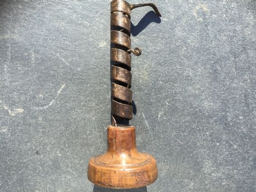 A Late 18th Century Spiral Candlestick