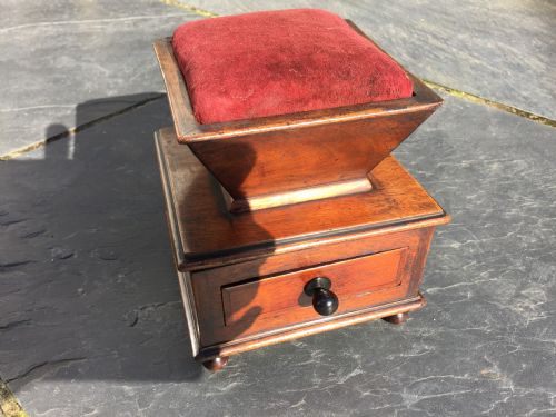 An Early 19th Century Mahogany Sewing Box