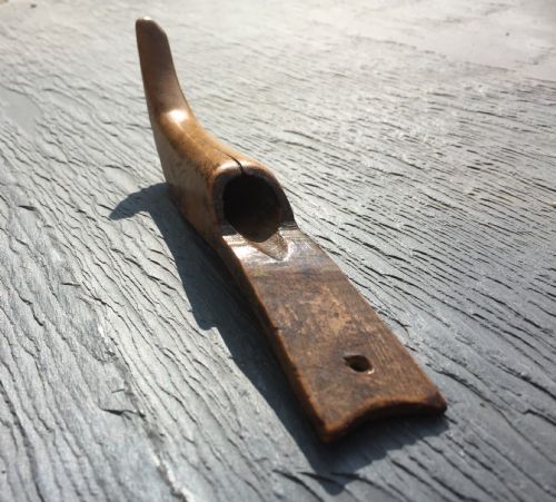 An  Unusual Antique Treen Finger Protector