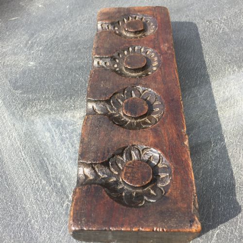 Antique Flower Biscuit Mould