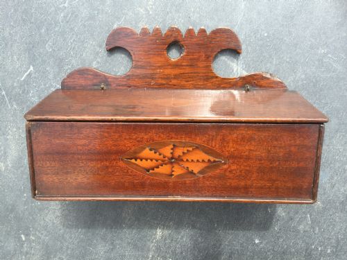 A Rare Small Size George III Candle Box
