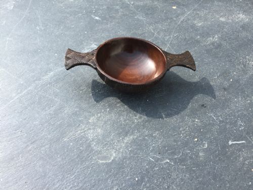 An Early 19th Century Treen Scottish Quaich