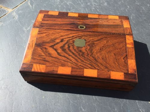 An Unusually Small Rosewood Writing Slope