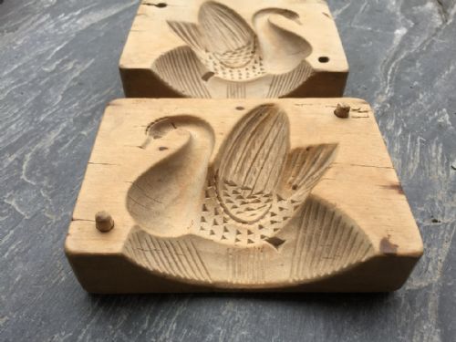A 19th Century Two Piece Treen Butter Mould