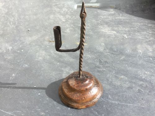 An 18th Century Antique  Rushlight