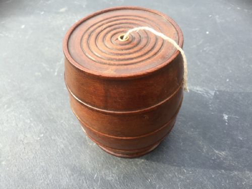 Antique Fruit Wood String Box