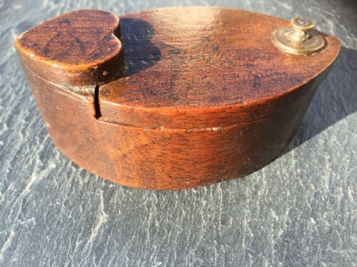 Antique Puzzle Snuff Box with Heart