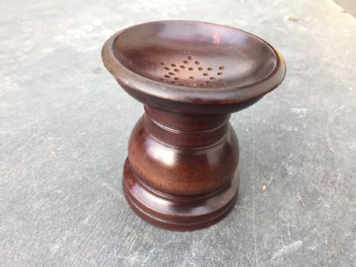 An Early 19th Century Fruitwood Pounce Pot