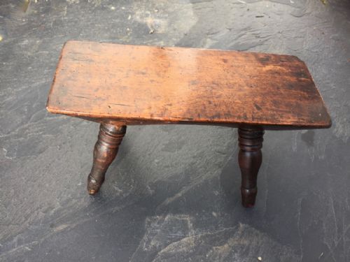 An Unusually Small Fruit Wood Stool