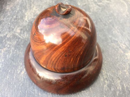 A Fine 19th Century Lignum Vitae Rosewood String/twine Holder