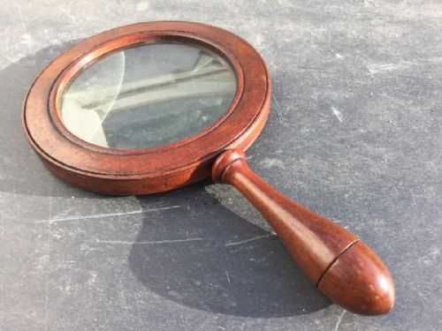 A Very Nice Victorian Mahogany Gallery or Viewing Glass