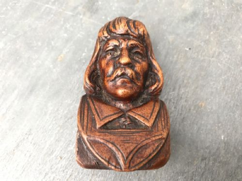 An Unusual 19th Century Snuff Box in the Shape of a 17th Century Gentleman