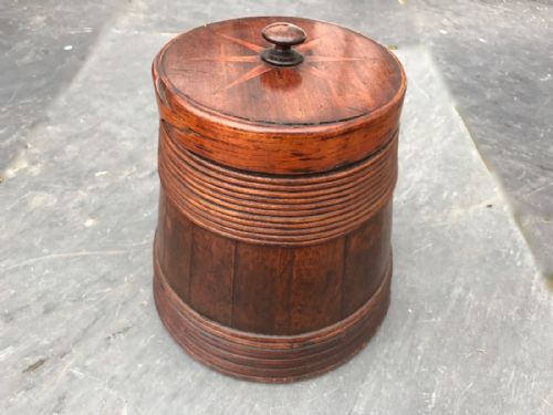 A Fabulous Early to Mid 19th Century Mahogany Staved Barrel