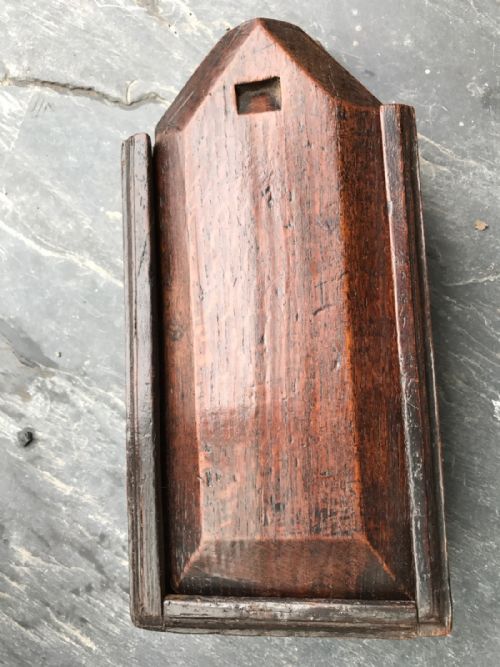 A Rare Mid 18th Century Oak Tinder Box