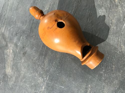 A 19th Century Treen Boxwood Turned bird Call - Cuckoo
