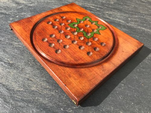 An Unusual  Victorian Folding Mahogany Games Board