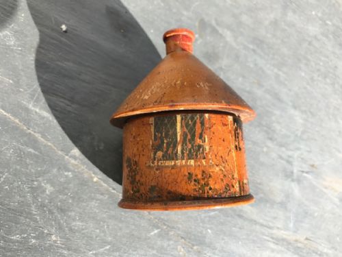 An Unusual Early 19th Century Treen Tunbridge Ware Nutmeg Grater - In the Form of a Cottage