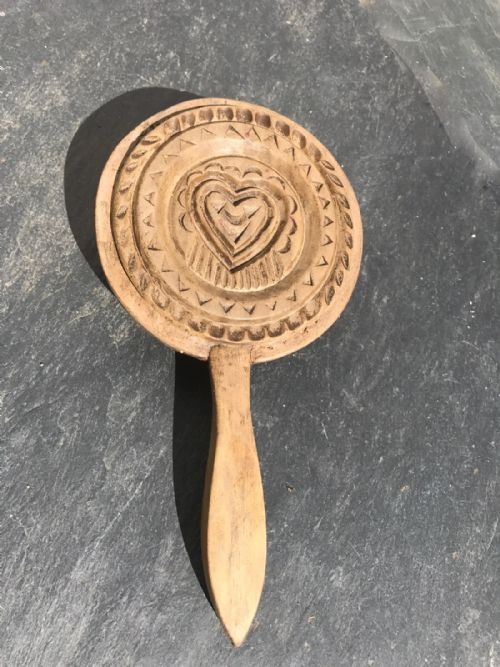 A Rare Sycamore Butter Stamp