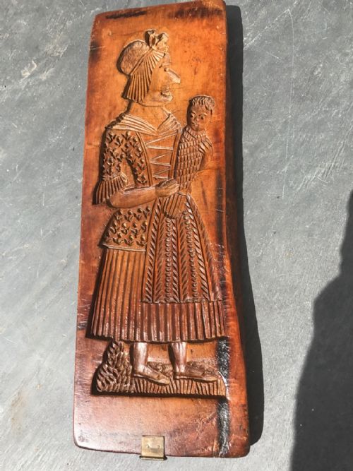 An Antique Double Sided Gingerbread Mould