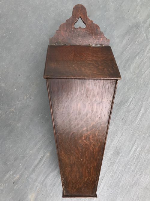 A Georgian Oak Candle/cutlery Box