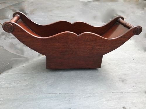 Antique Georgian Mahogany Cheese Coaster - Unusual Size